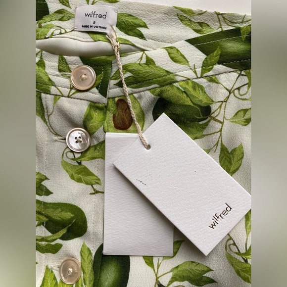 ARITZIA WILFRED Amelie Avocado Skirt in Size 8 - Picture 13 of 13